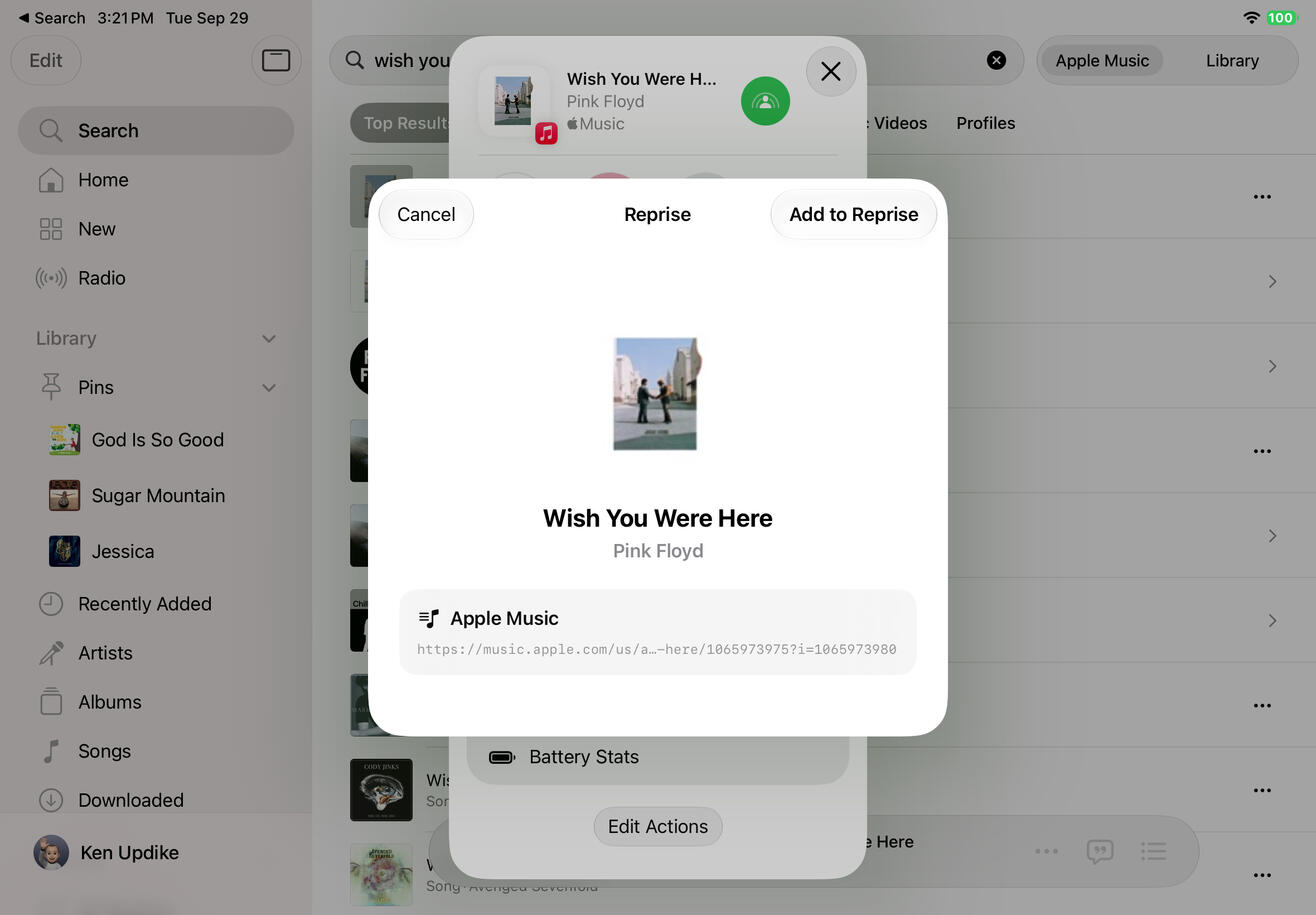 Add songs and tutorials manually or by sharing from other apps
